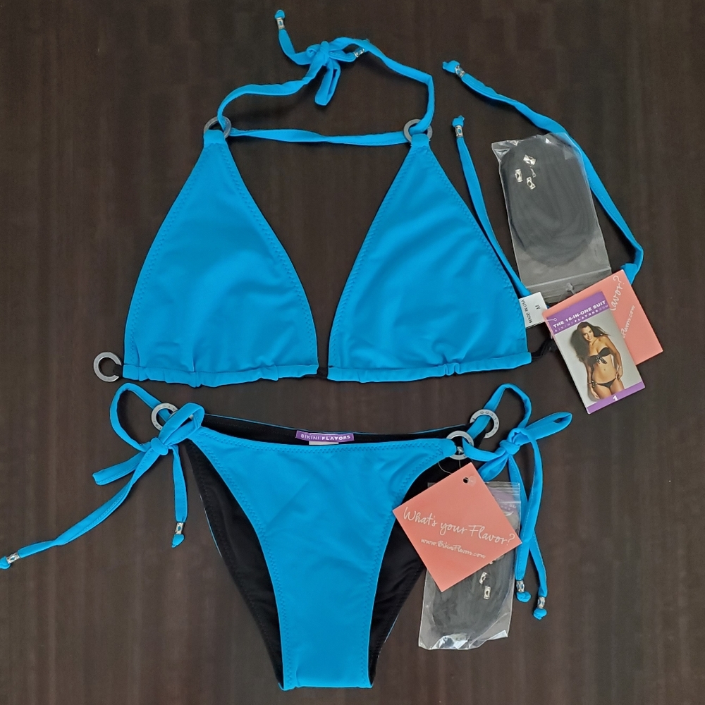 NWT BIKINI FLAVORS Reversible Bikini - Size M
